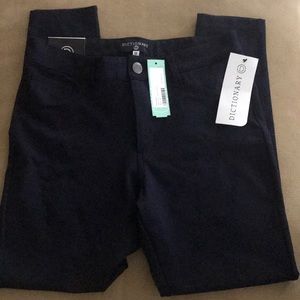 Dictionary Jodi Pointe Skinny Pant Size 12 Navy